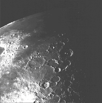 View of Moon's North Polar Region